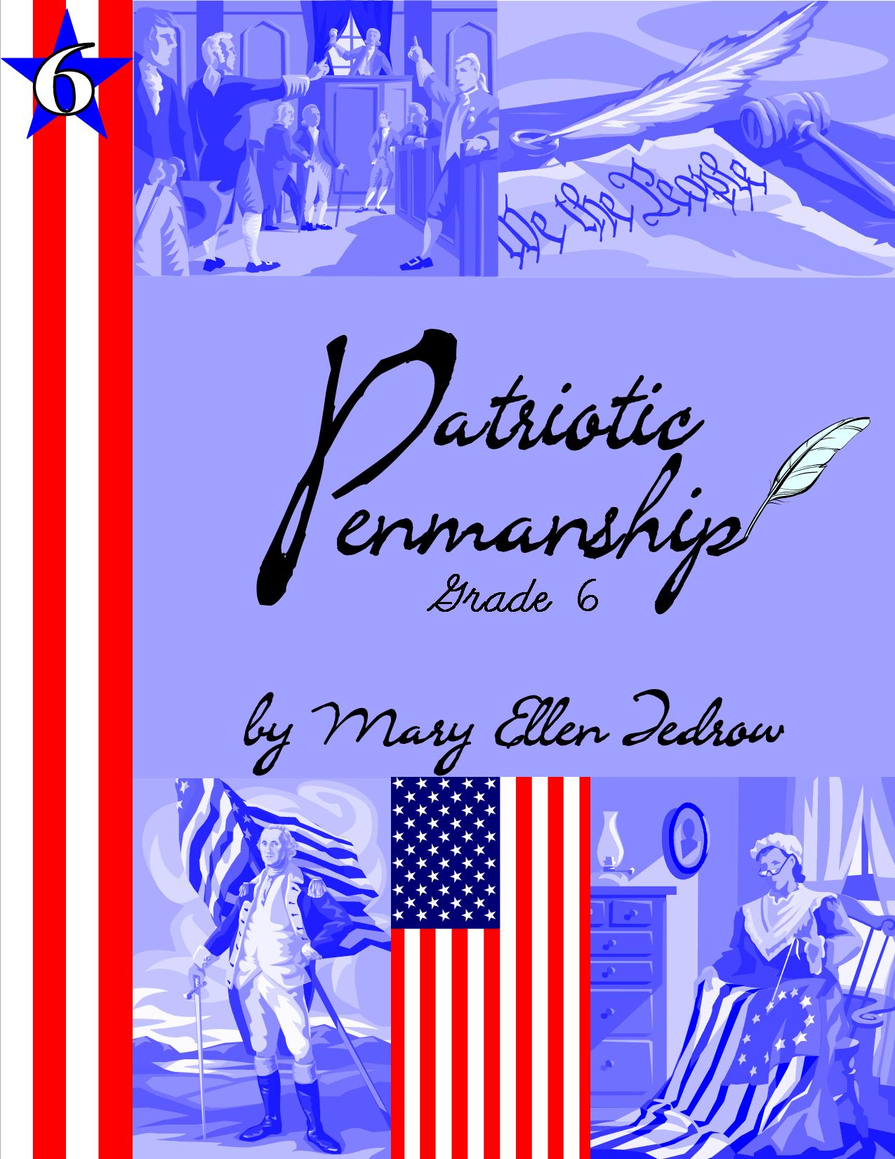 Patriotic Penmanship Grade 6 (cursive)